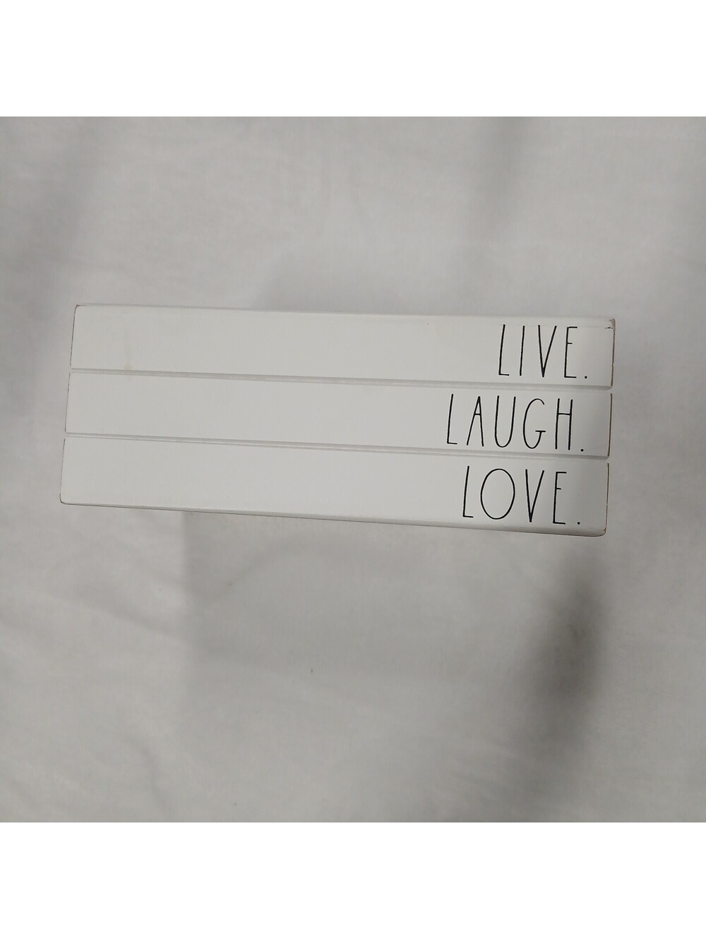 Rae Dunn by Design Styles Live Laugh Love Faux Book Stack Farmhouse Table Decor